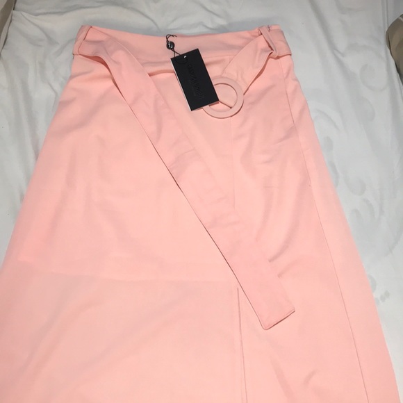 Fashion Union Midi Skirt with Buckle - Picture 2 of 3